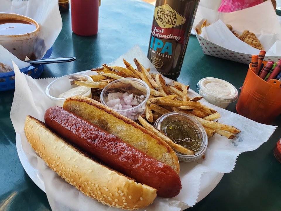 Hot Dog and Skinny Fries