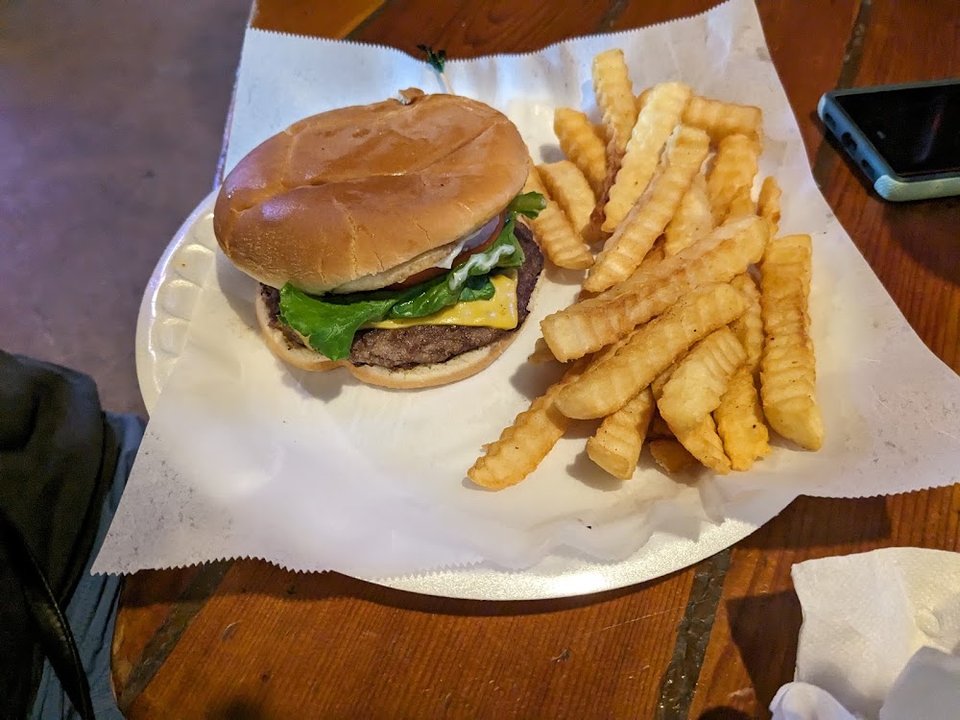 Cheeseburger and Fries